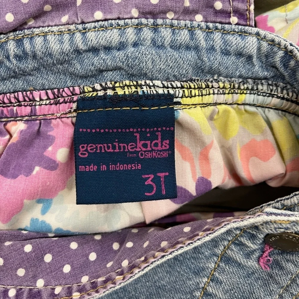 2011 Genuine Kids By Osh Kosh Overall Dress Size 3T